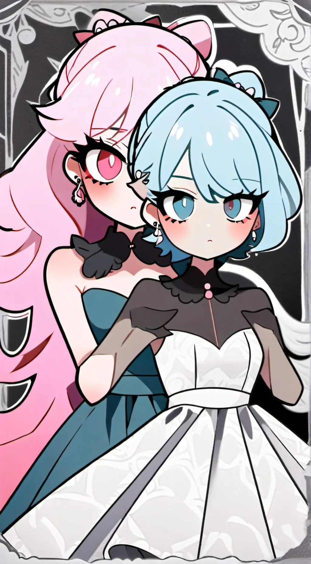 ai character: mika & misa background