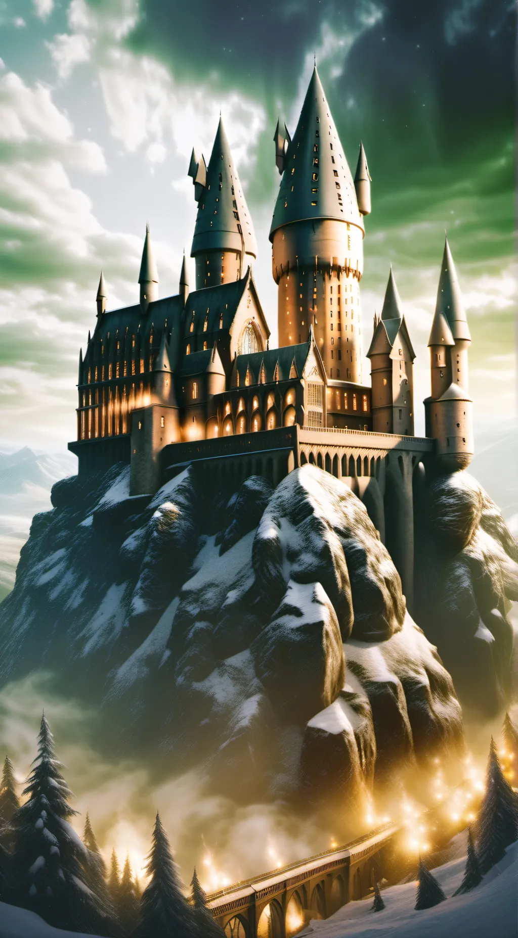 ai character: Hogwarts background