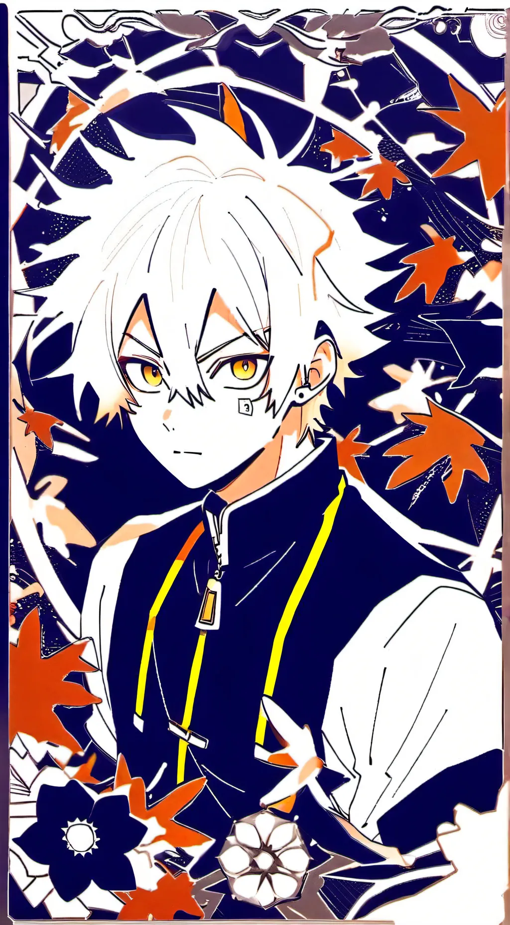 ai character: Katsuki Bakugo  background