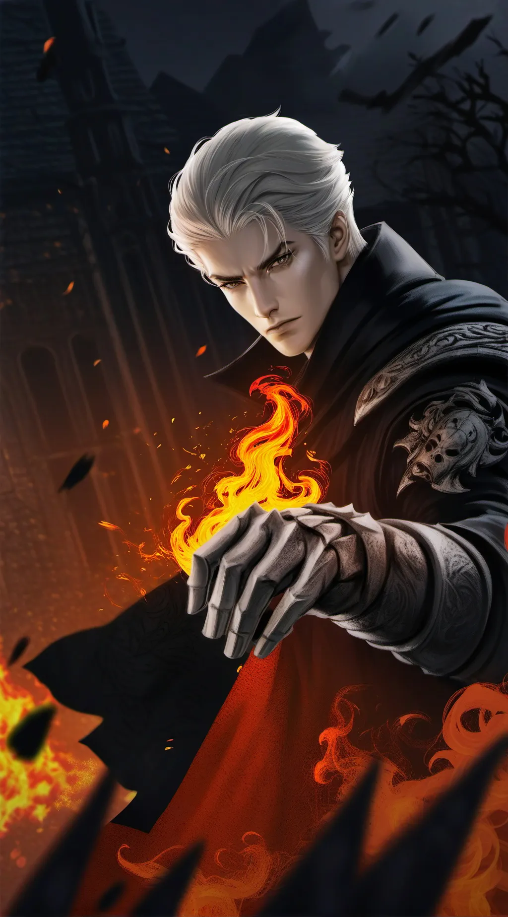 ai character: HOT GHOST..jackhot background