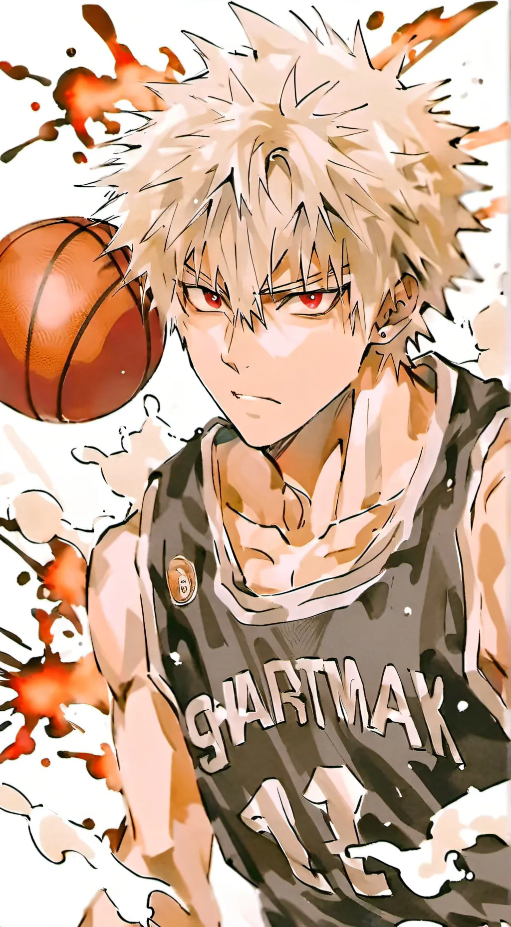 ai character: Basketball!!! background