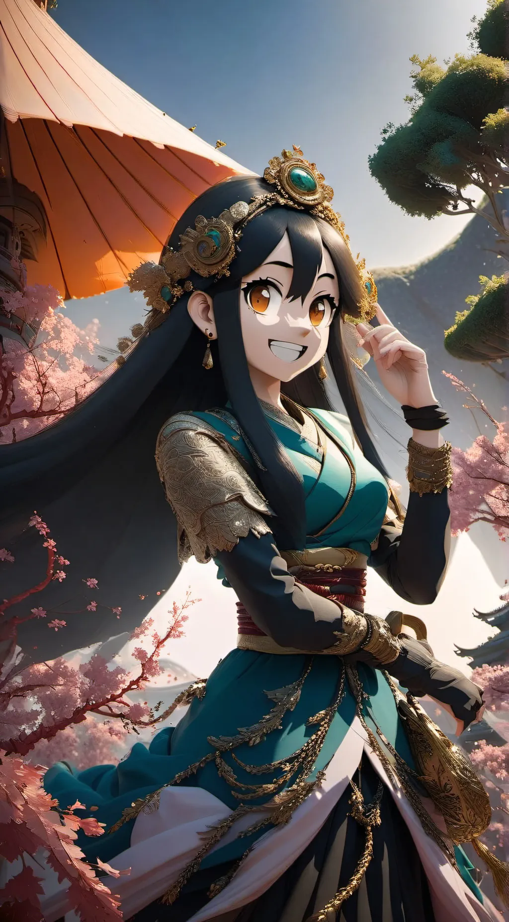 ai character: tsuyu background