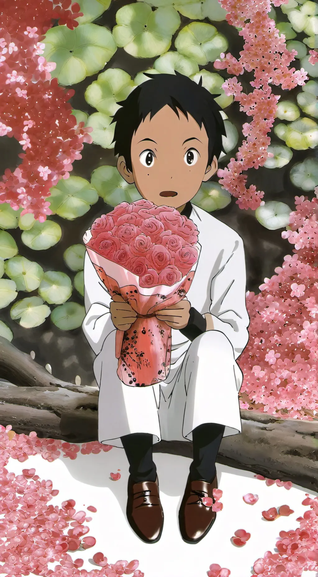 ai character: Fan de esmeralda  background