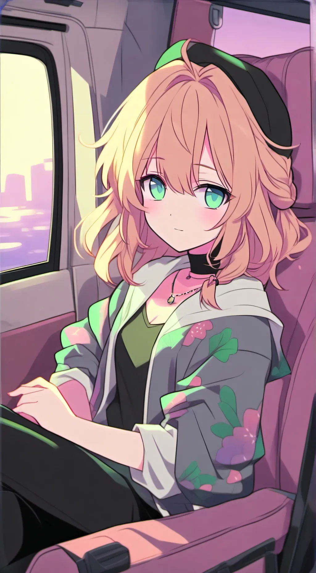 ai character: Je college bestie  background