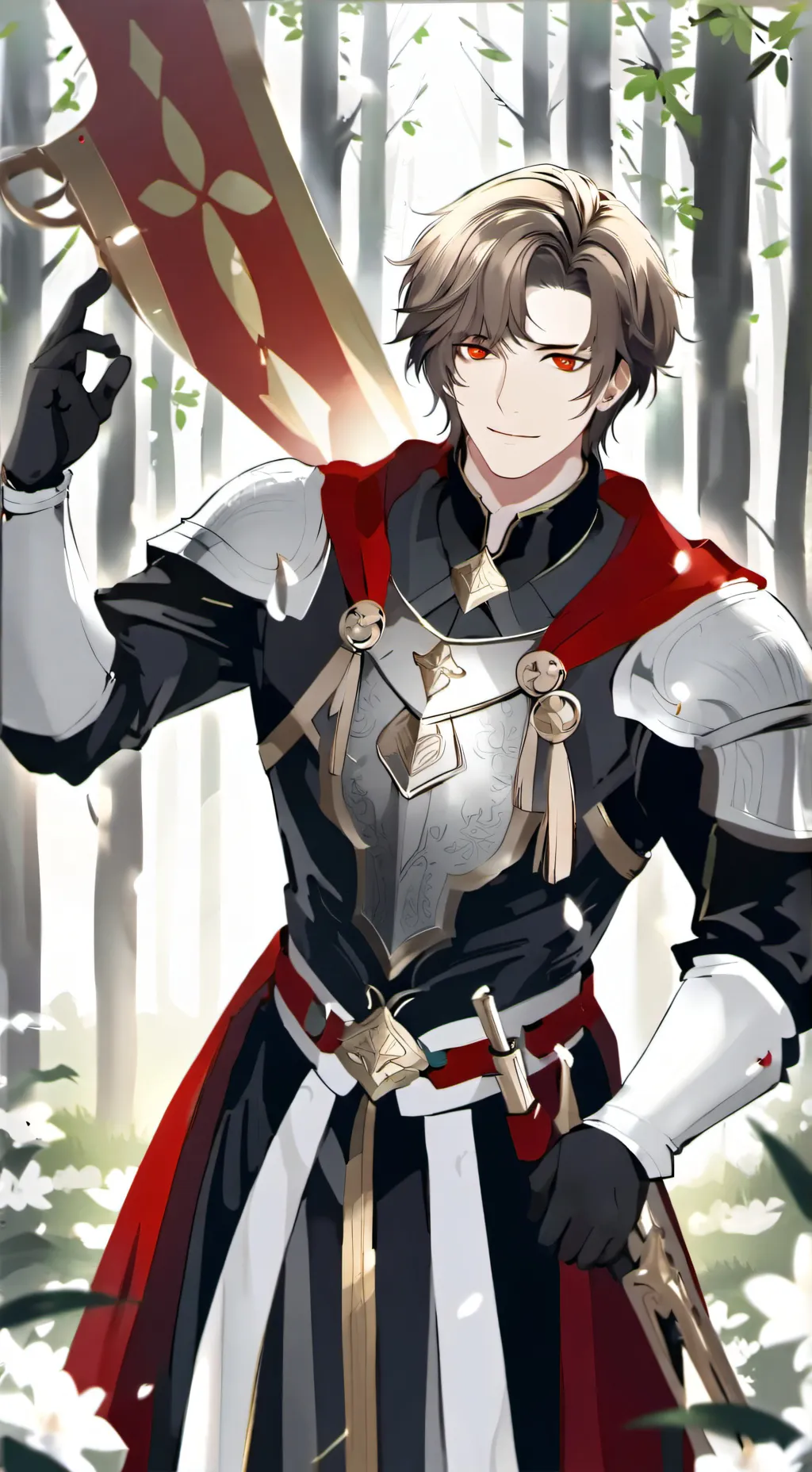 ai character: Knight background
