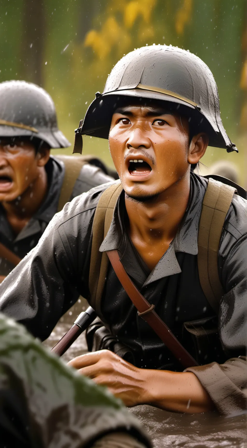 ai character: Great Humanity war background