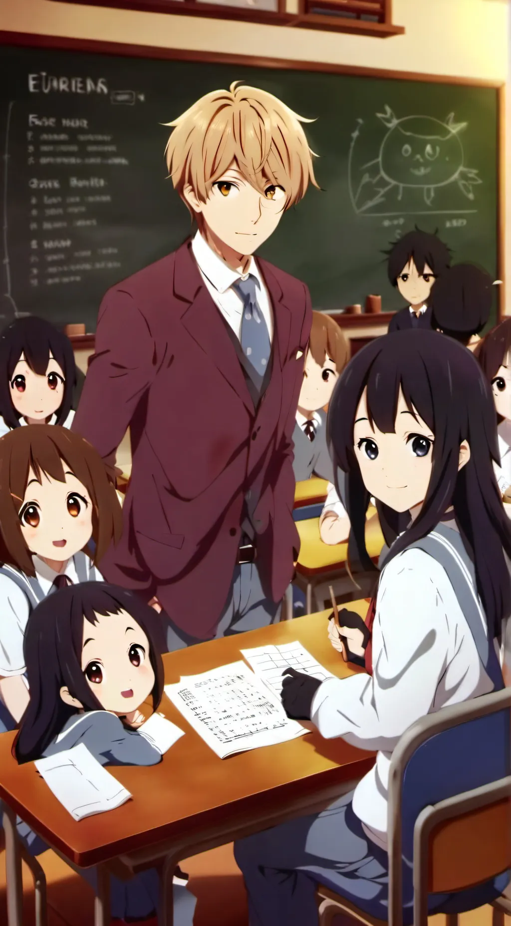 ai character: ✨️Mha new student🎊 background