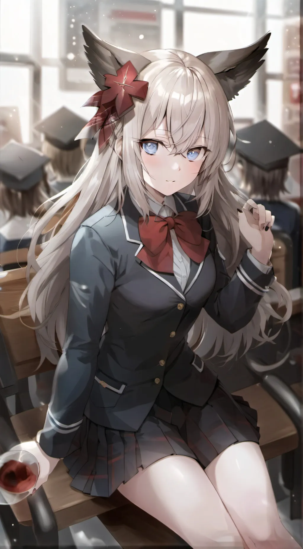 ai character: Akira  background