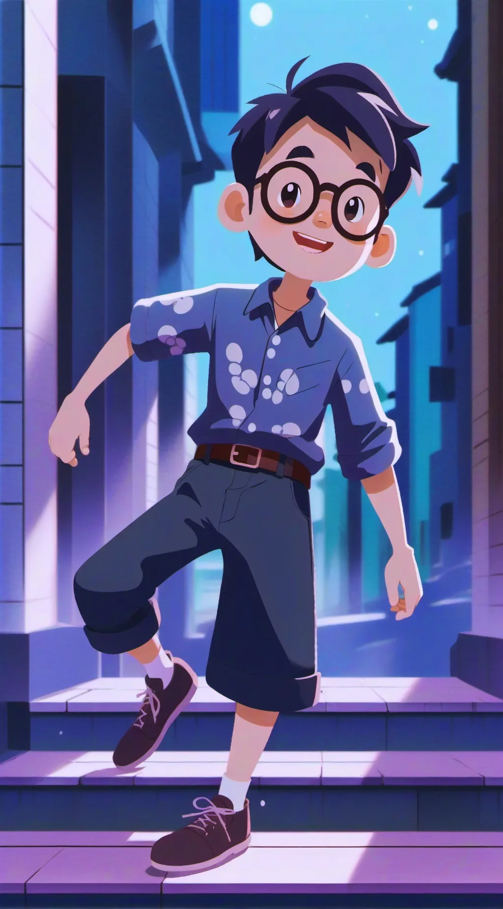 ai character: YES MAN background