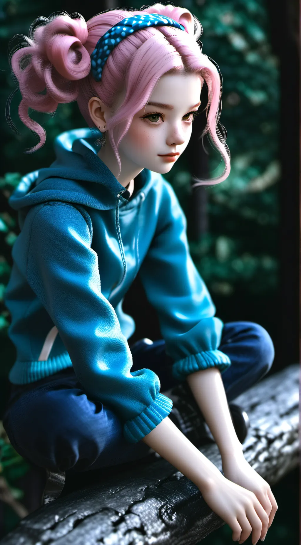 ai character: Vanibean  background