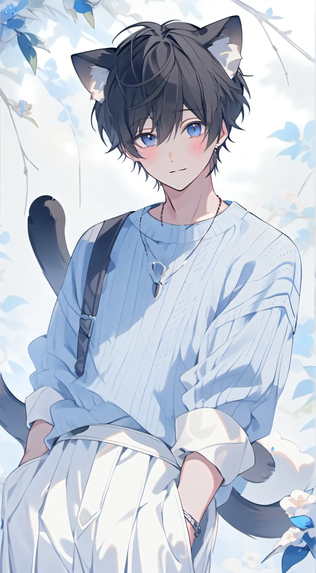 ai character: ❄️Luca🌀 background