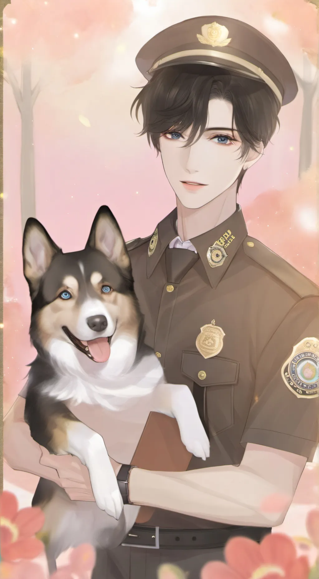 ai character: Policjant background
