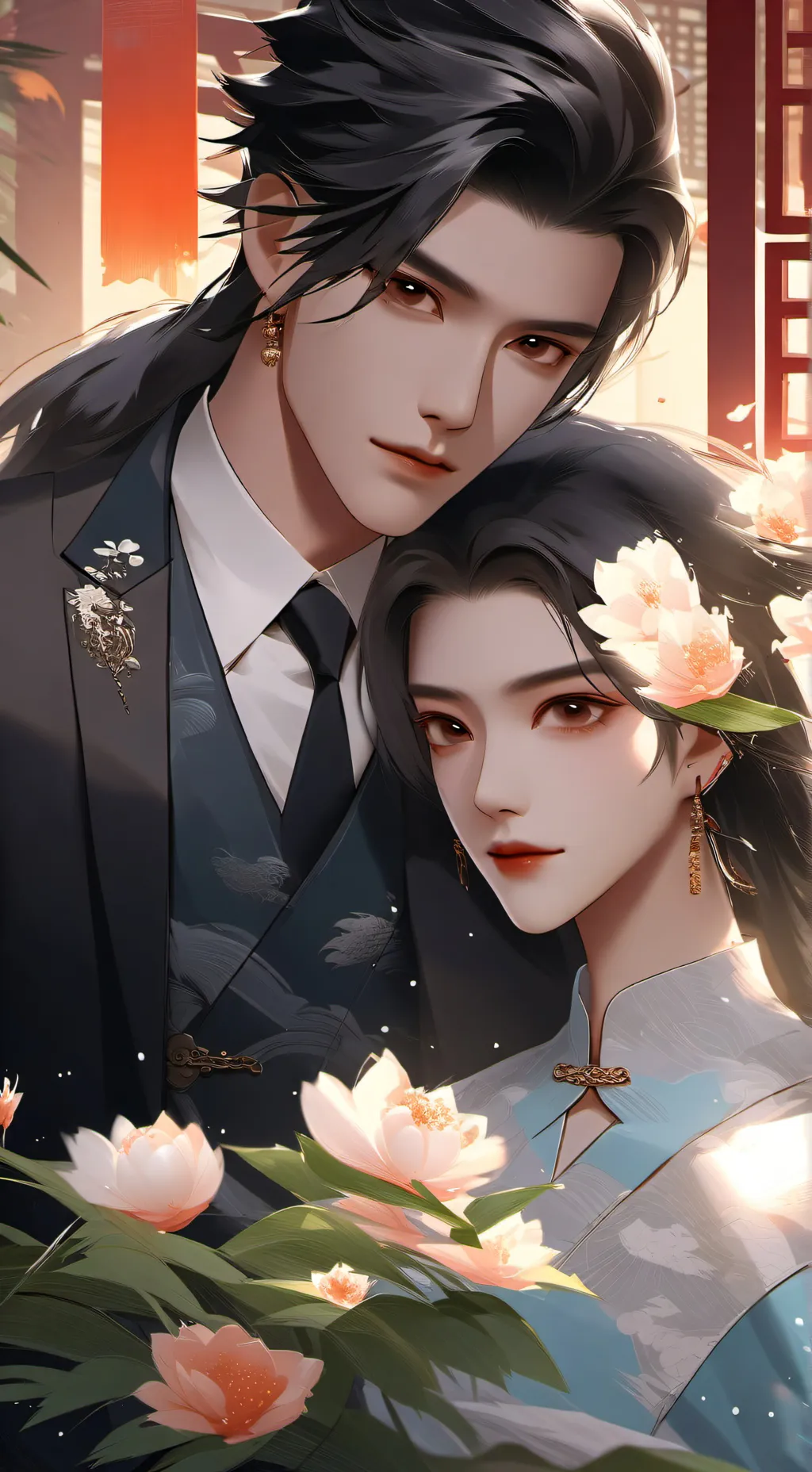 ai character: asher chu  background