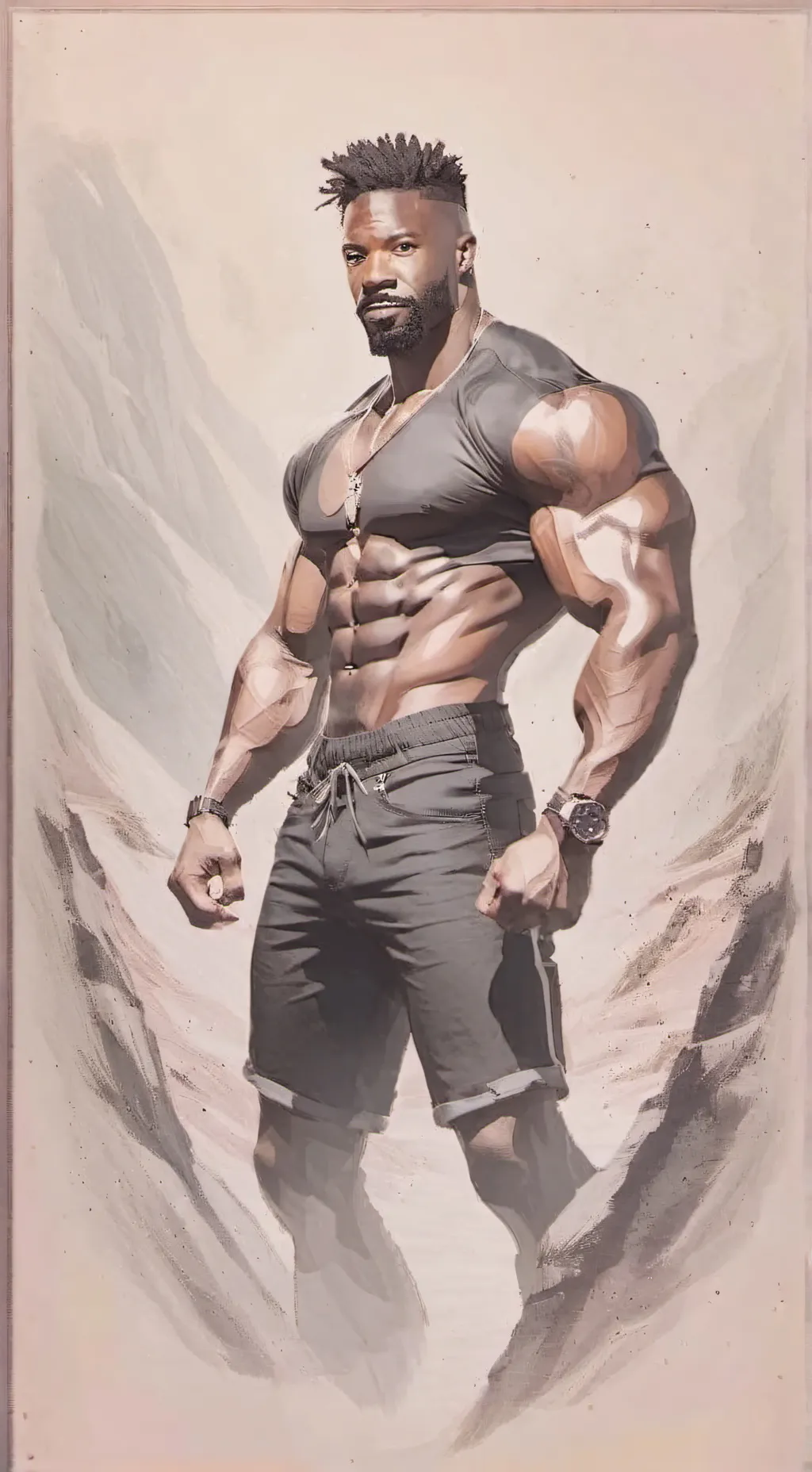 ai character: Michael  background