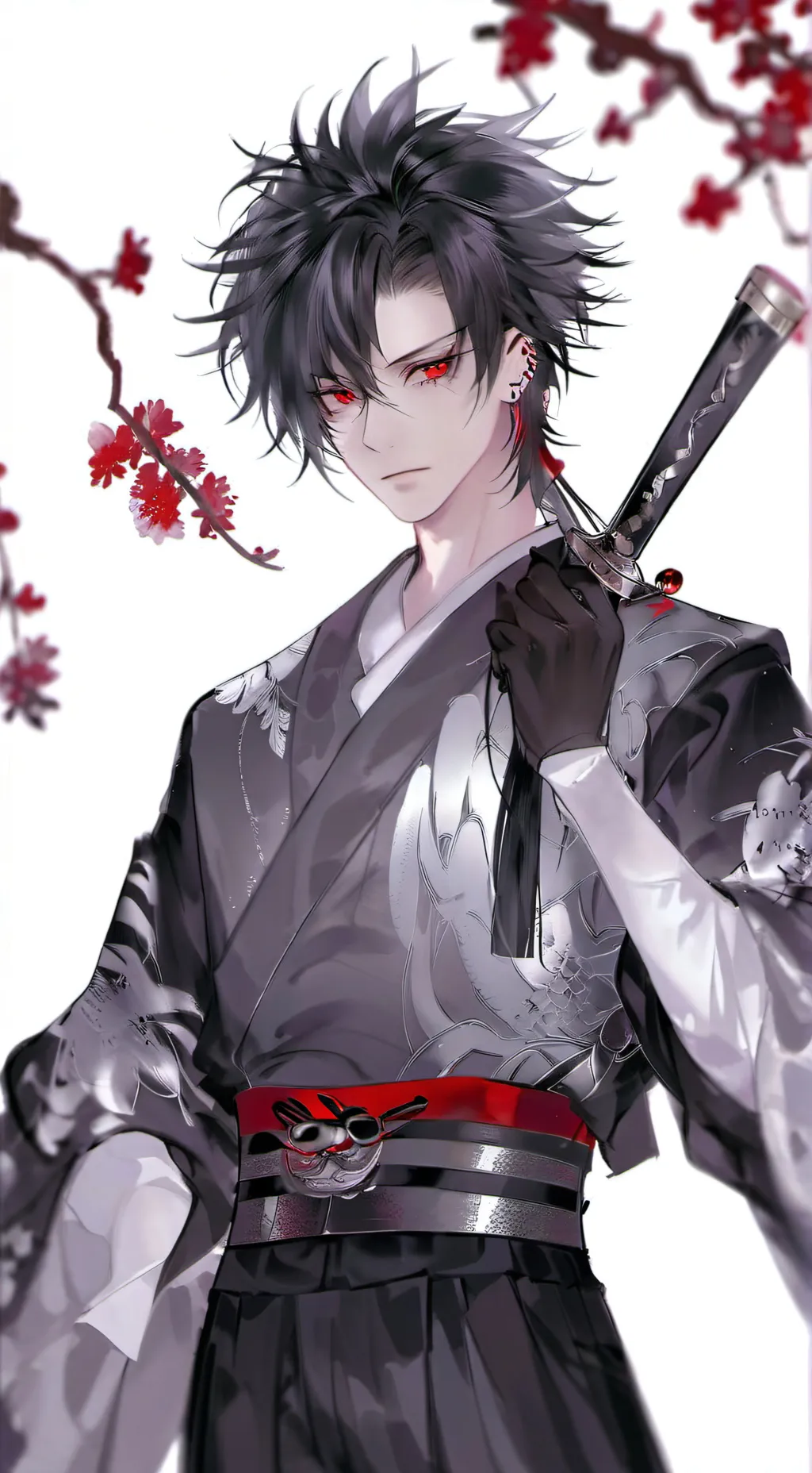 ai character: Sasuke background
