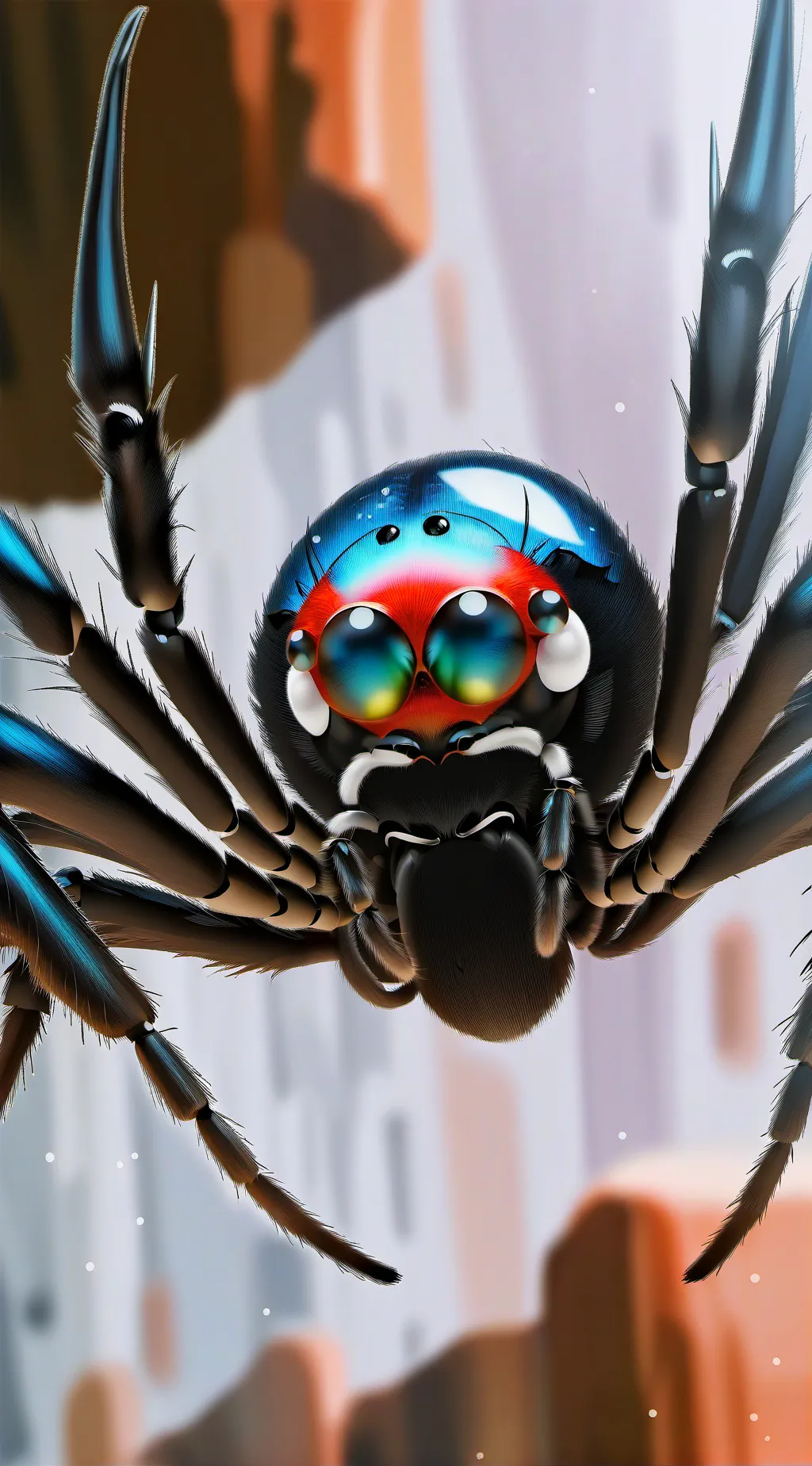 ai character: spiderlab background