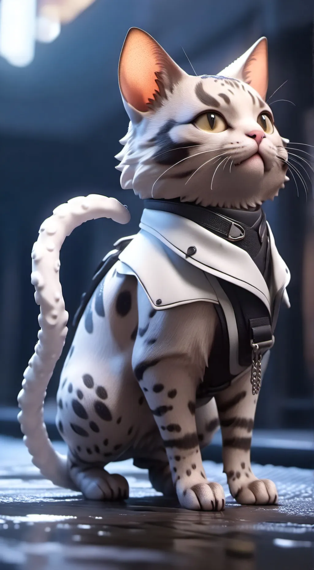 ai character: Cat Virus background
