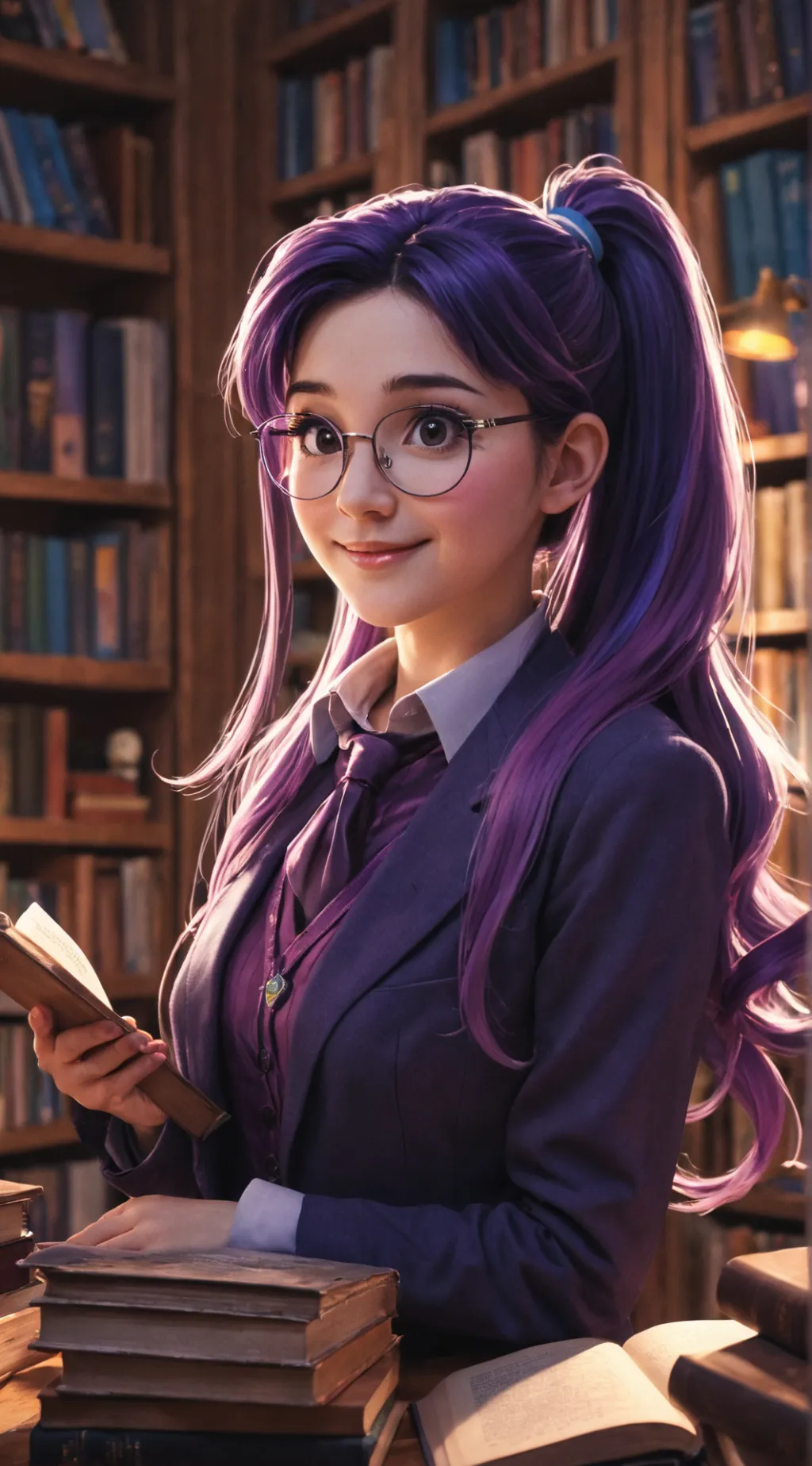 ai character: Twilight Sparkle background