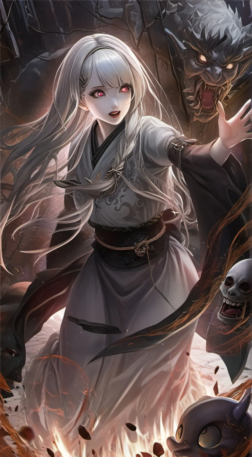 ai character: Yurei no Ayaka background