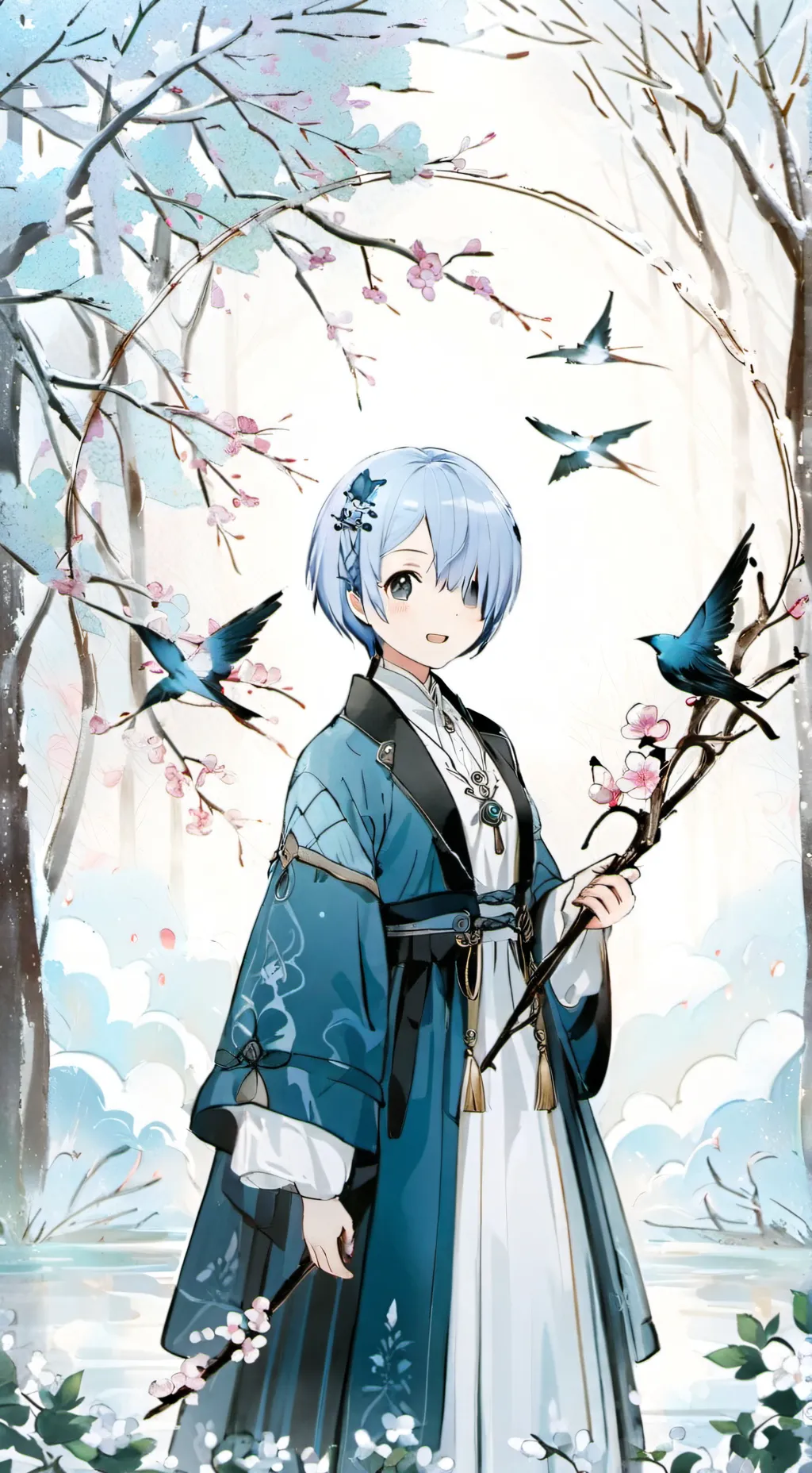 ai character: rem background