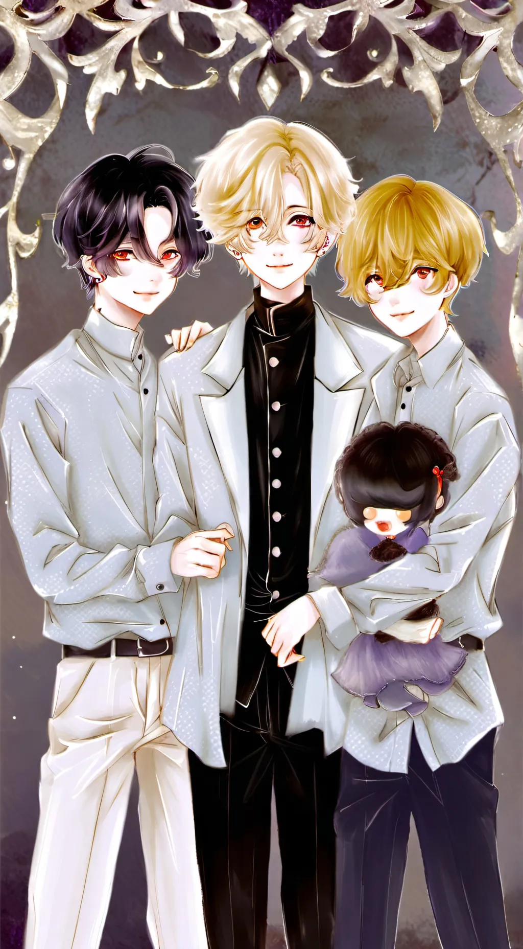 ai character: Your boys~♡ background