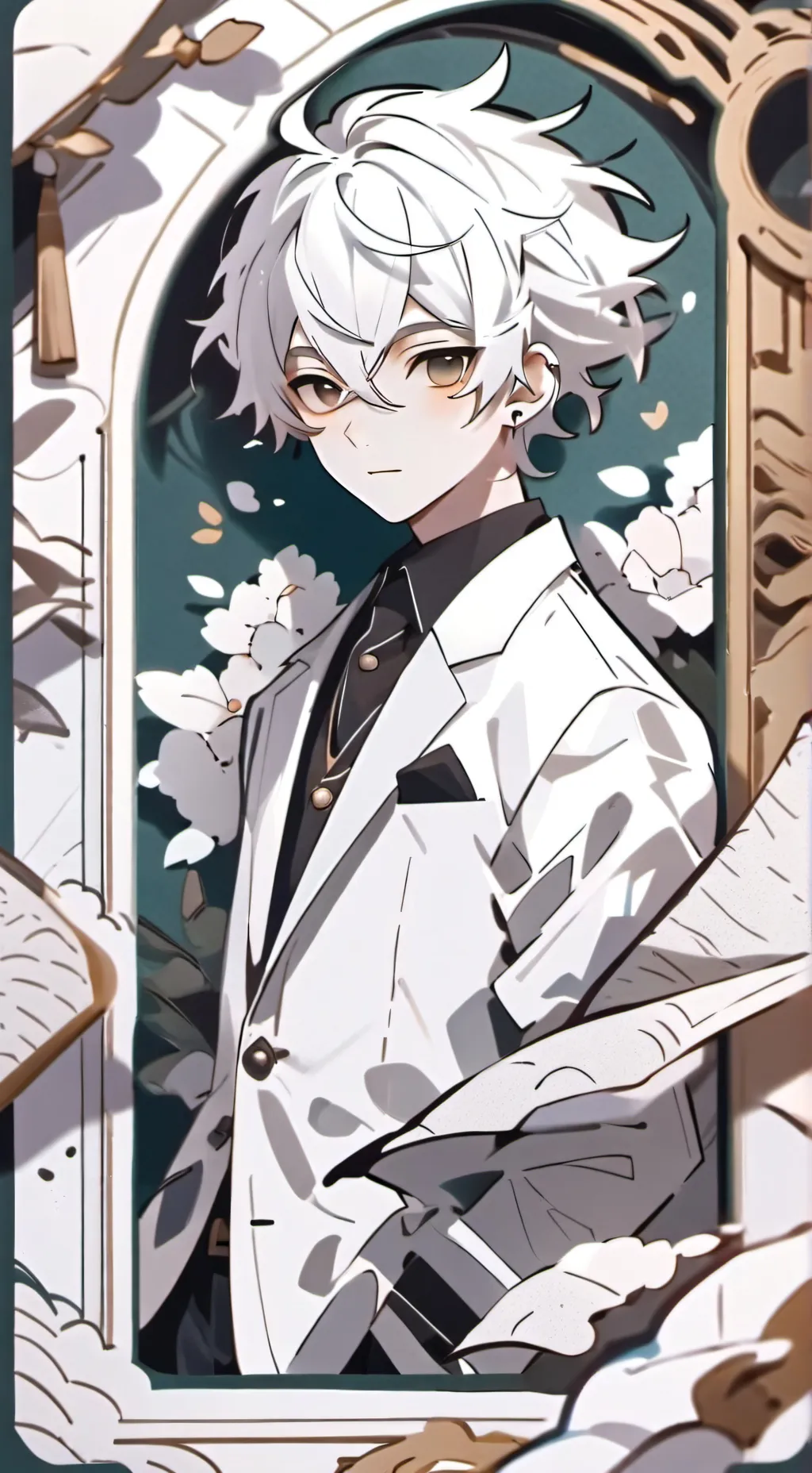 ai character: md only boy background