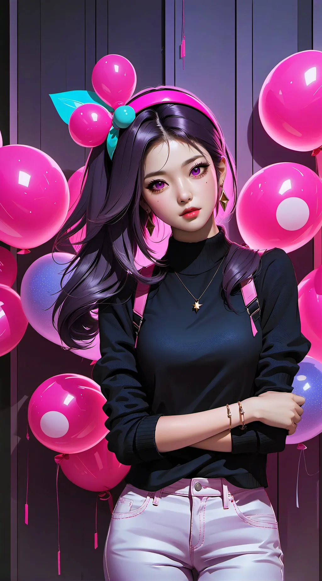 ai character: ☆♡BABYMONSTER♡☆ background