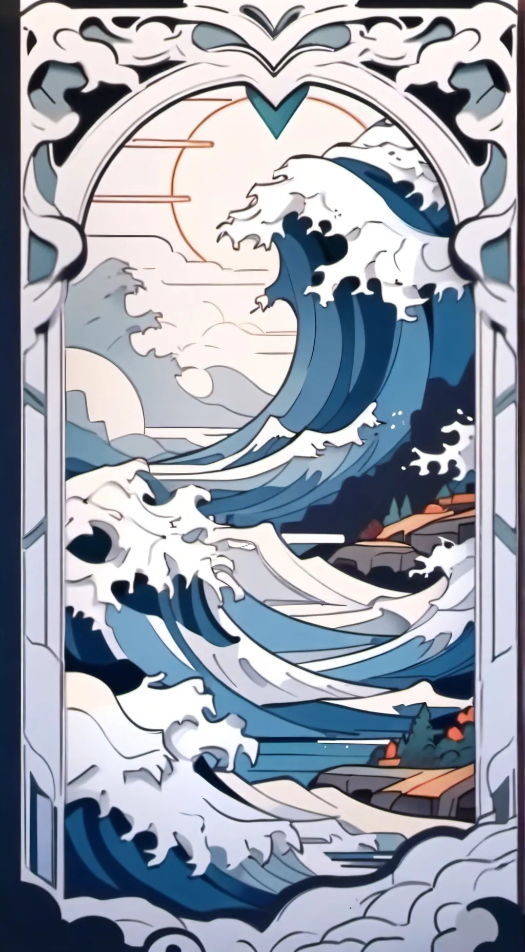 ai character: One piece background