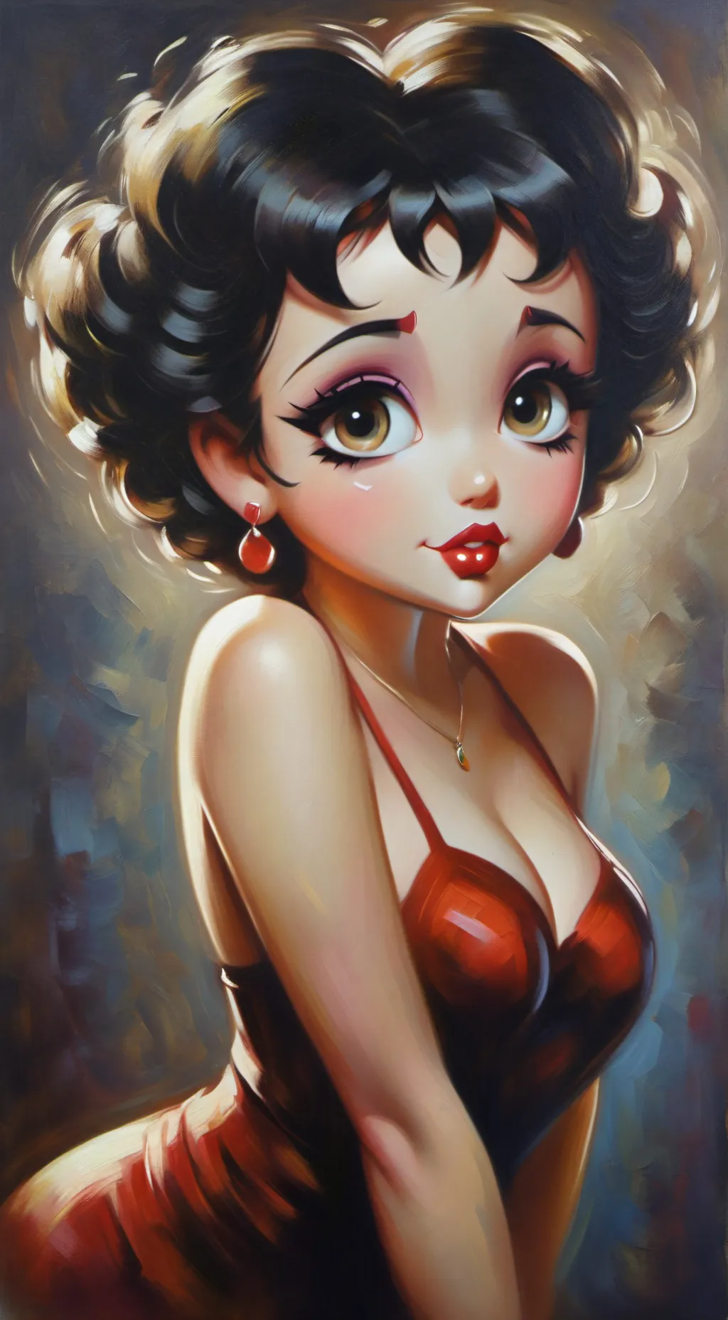 ai character: betty boop background