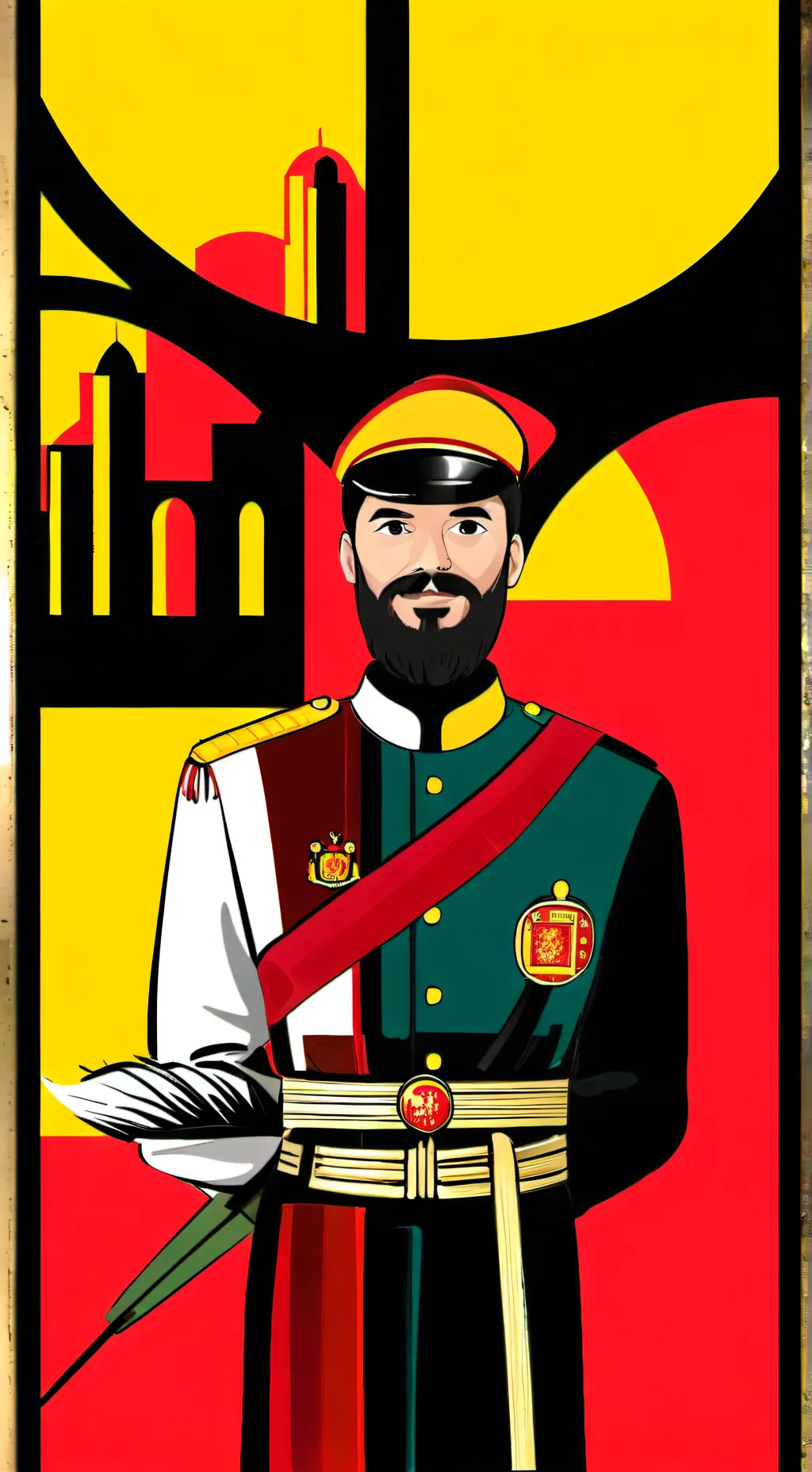 ai character: militar background