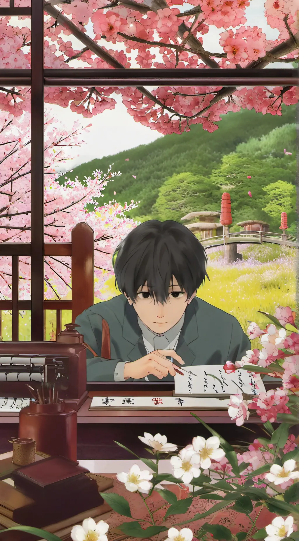 ai character: Nishimura Riki background