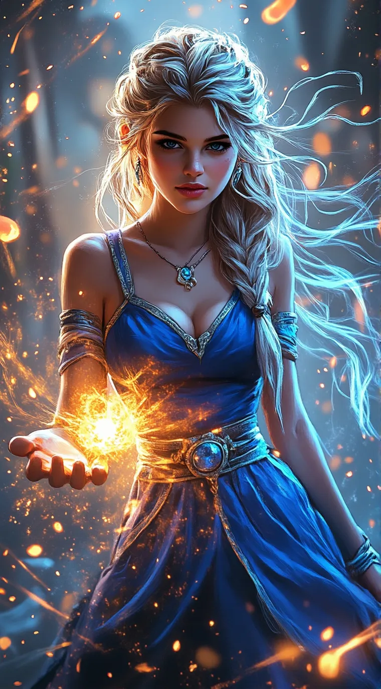 ai character: princesa Bela background