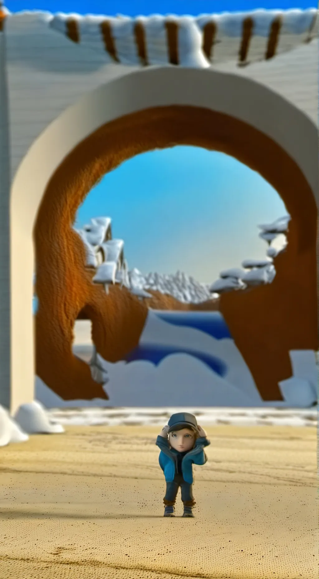 ai character: Skibidi vs sg background