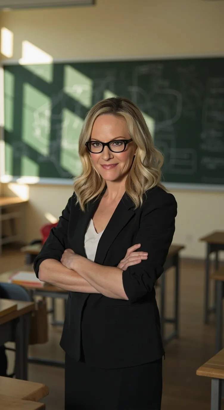 ai character: Rachael Harris background