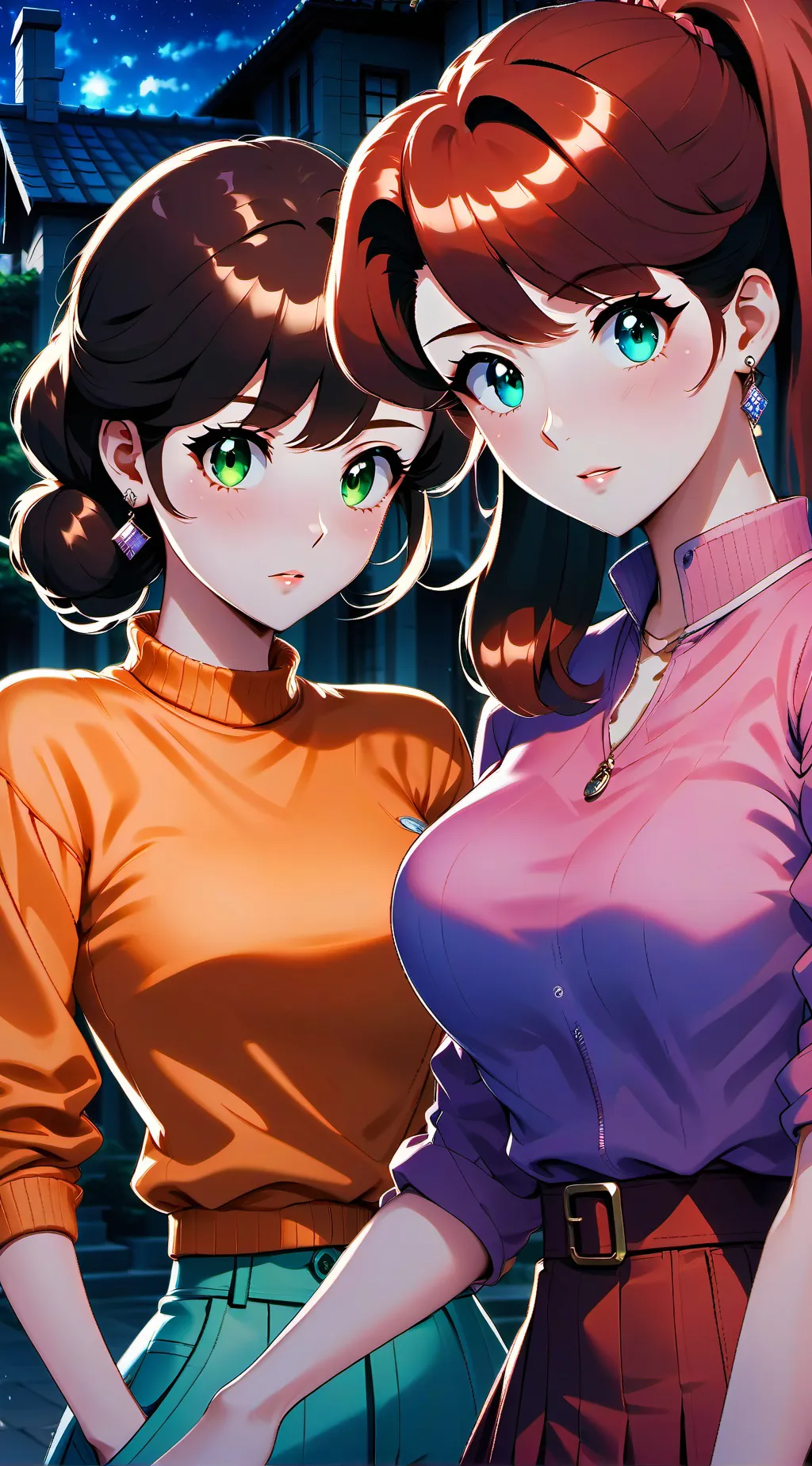 ai character: Emi y Mei background