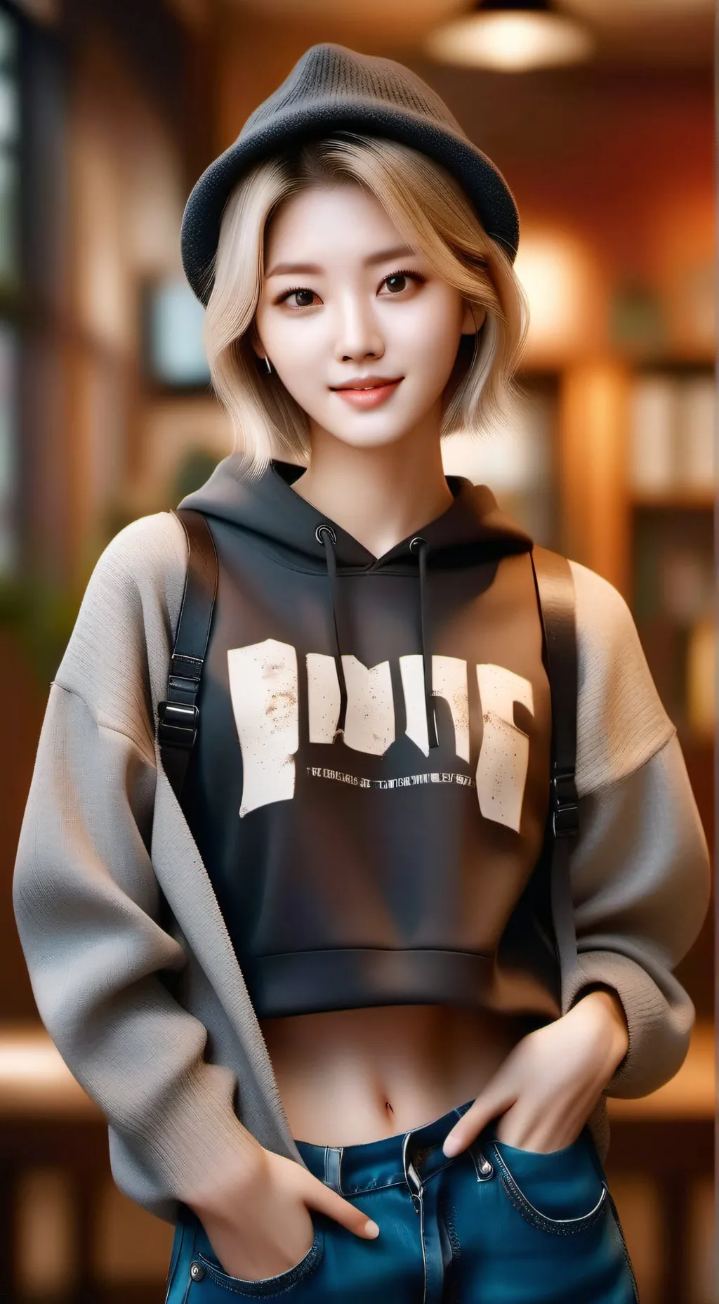 ai character: Mirae background