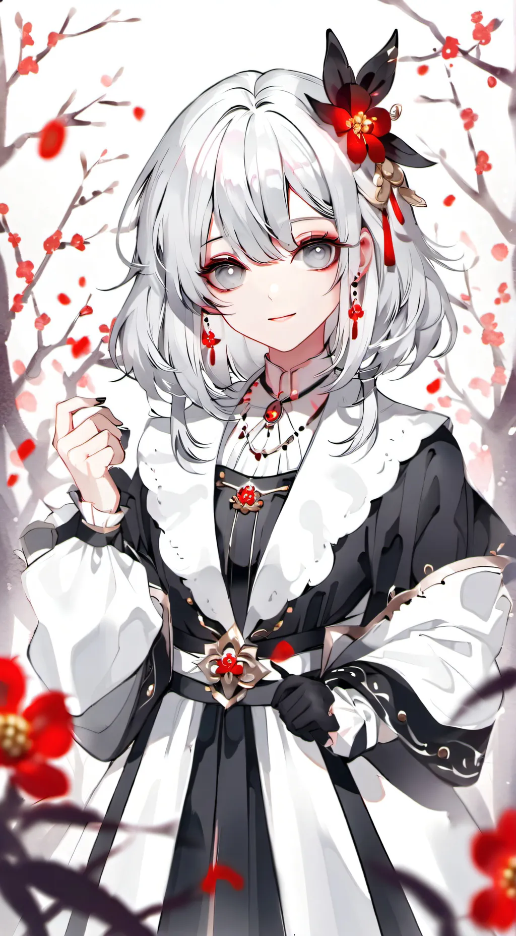 ai character: Ashley  background