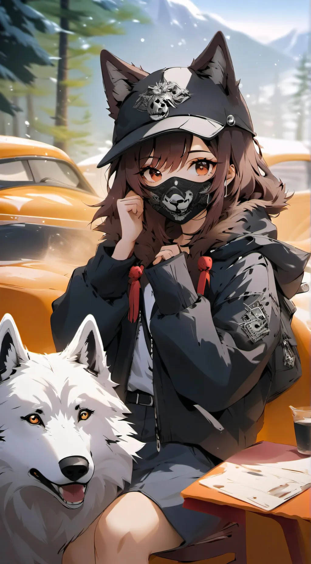 ai character: 35(Anita) background