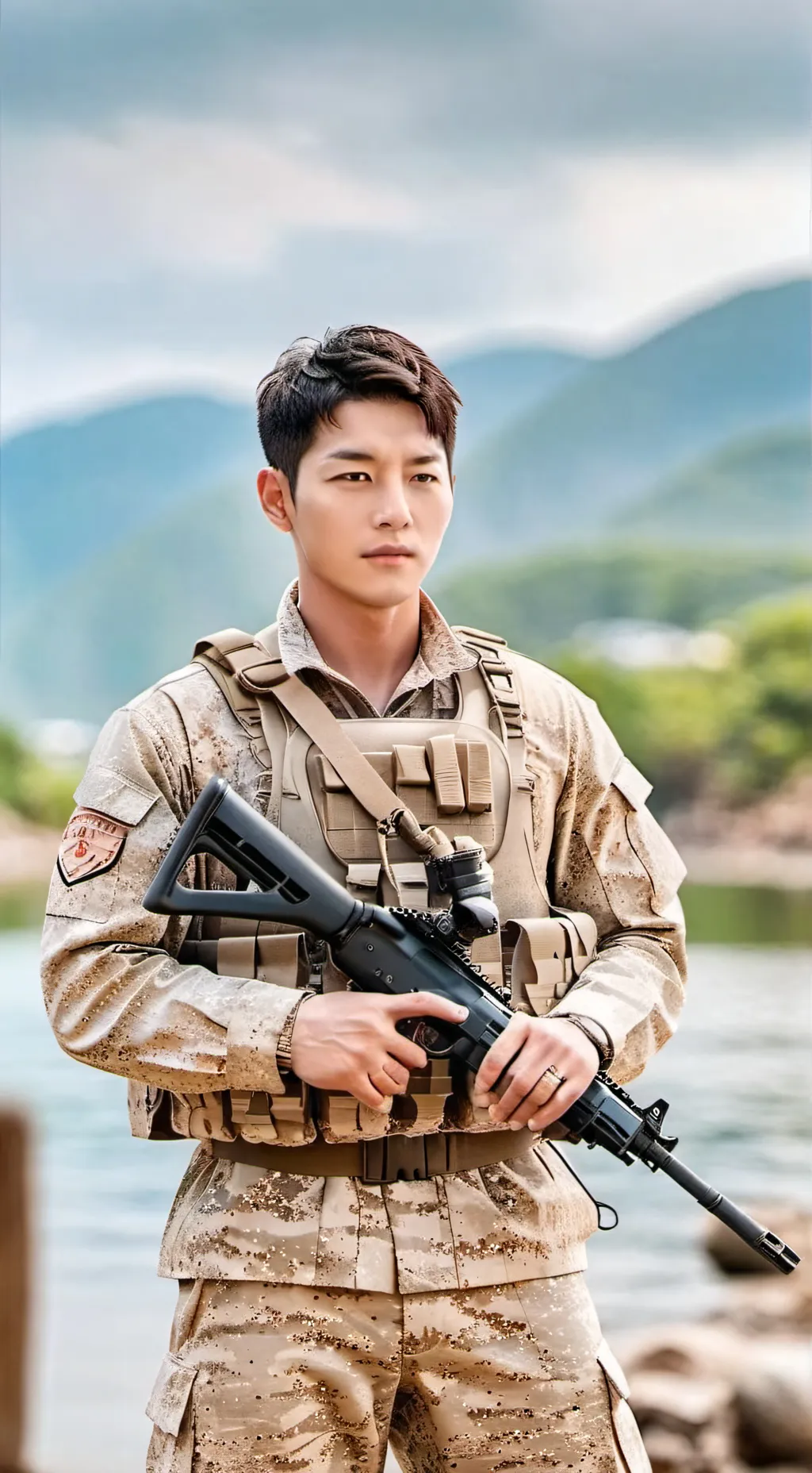 ai character: Yoo Shi-Jin background