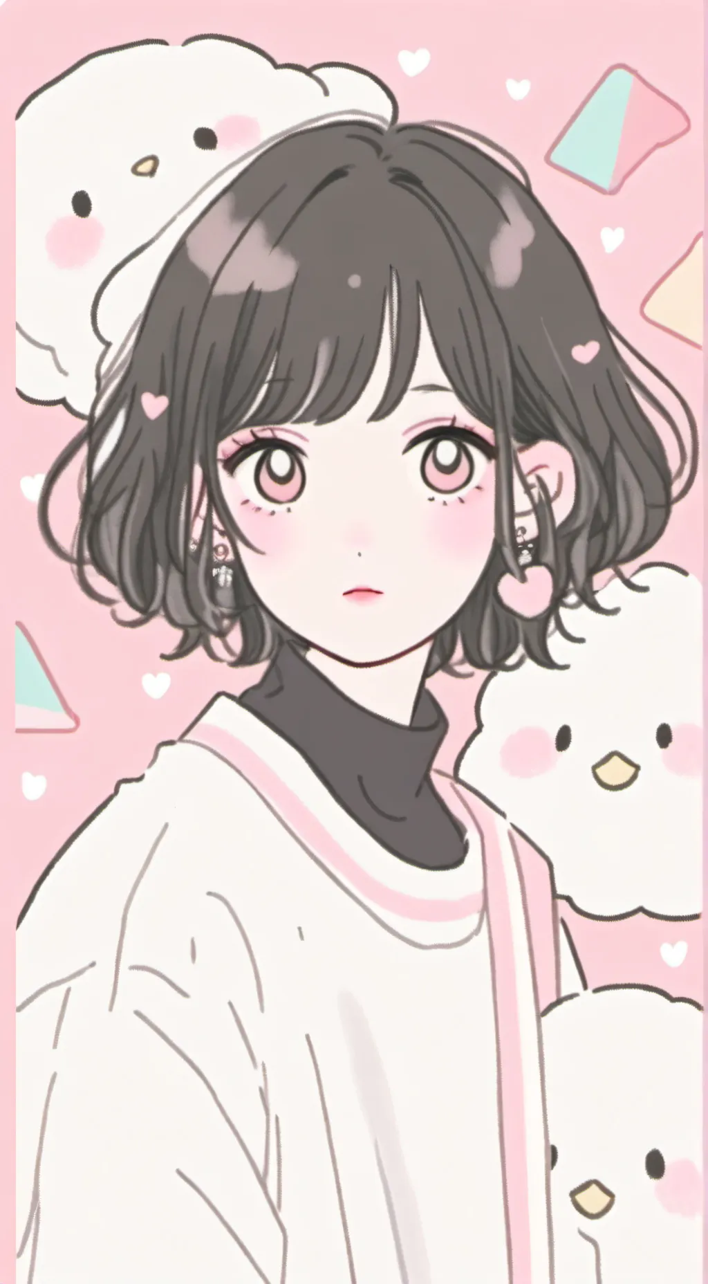 ai character: C00lgurl background
