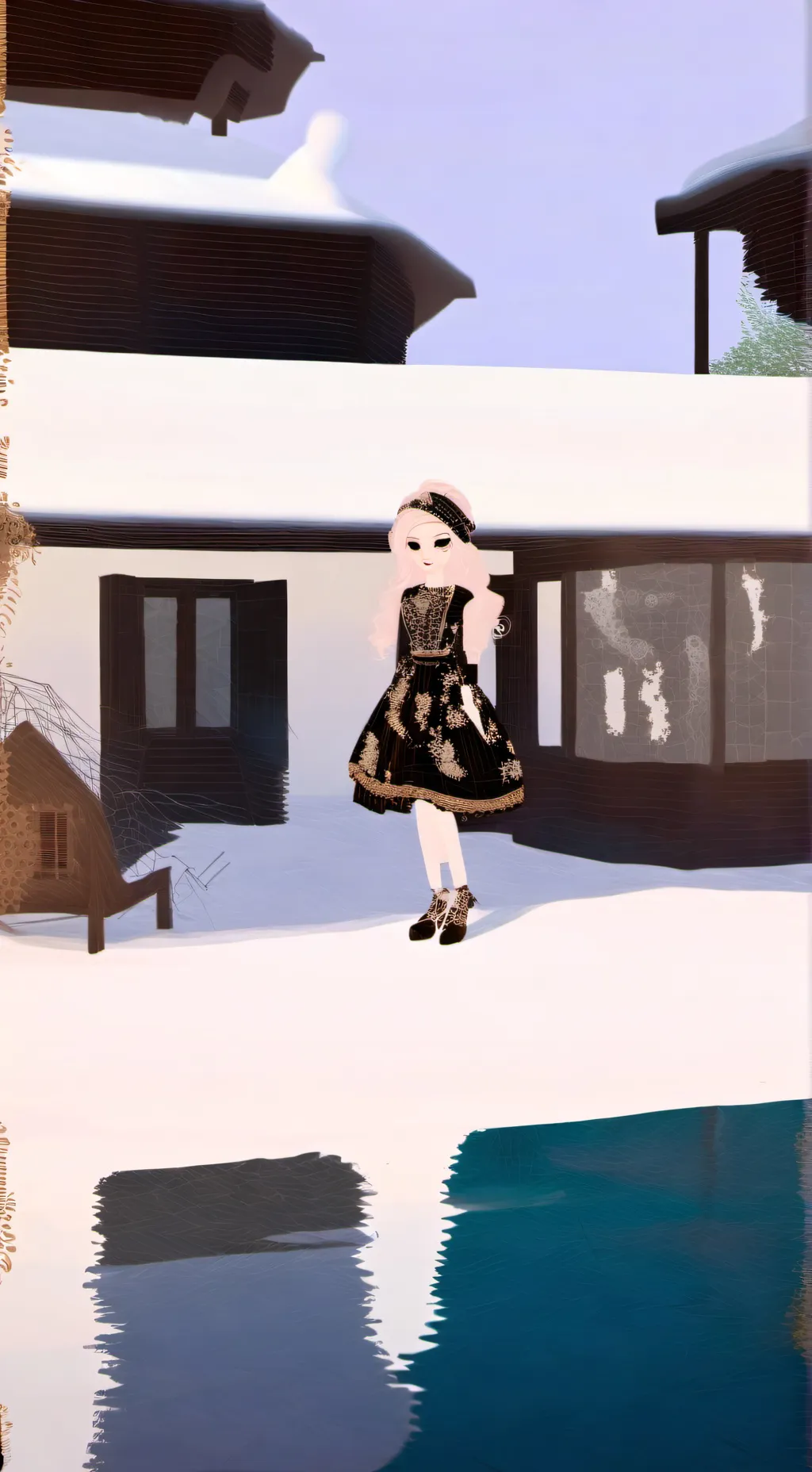 ai character: Dress to impress🌸 background