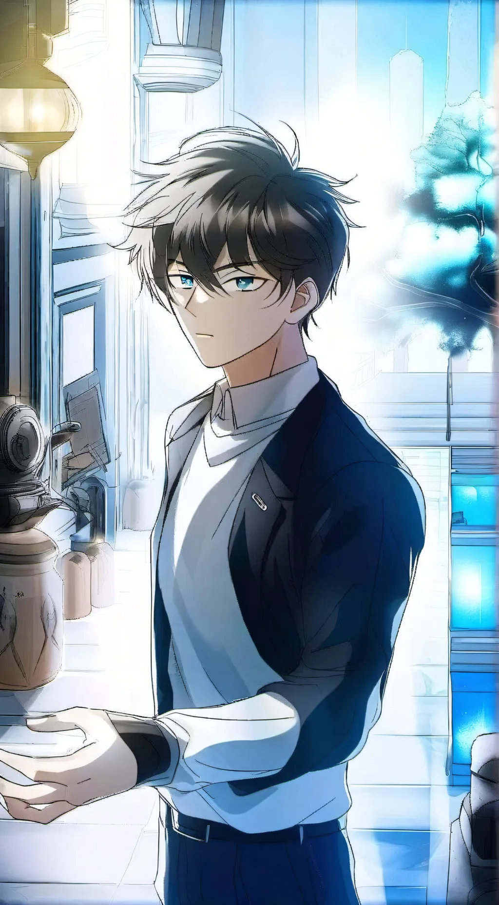 ai character: Noah  background