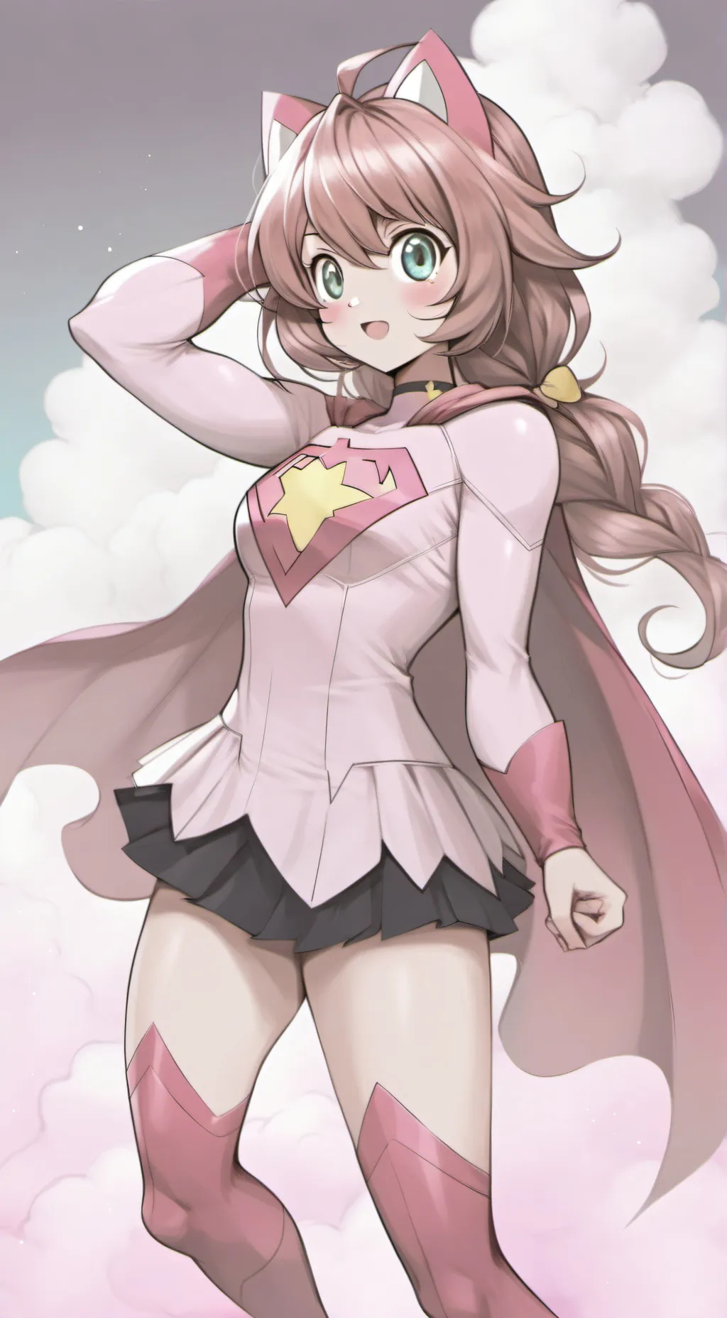 ai character:  Mew mew power background