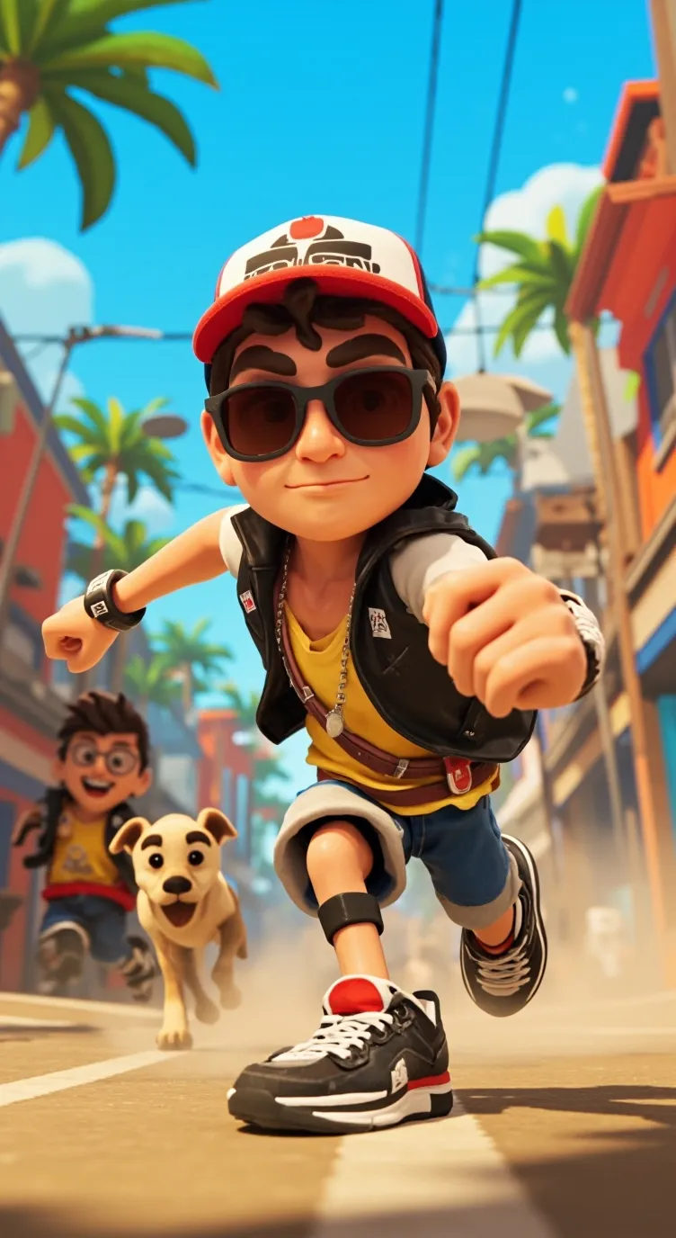 ai character: Subway rip off background