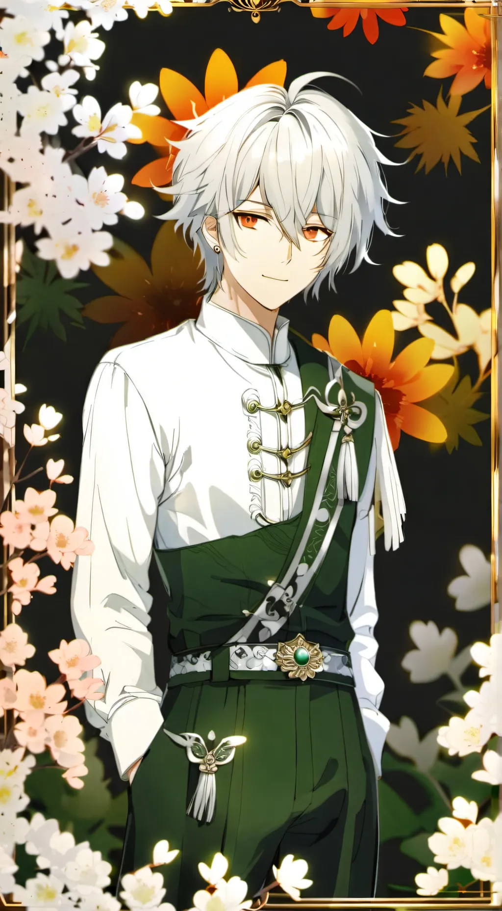 ai character: Vines background