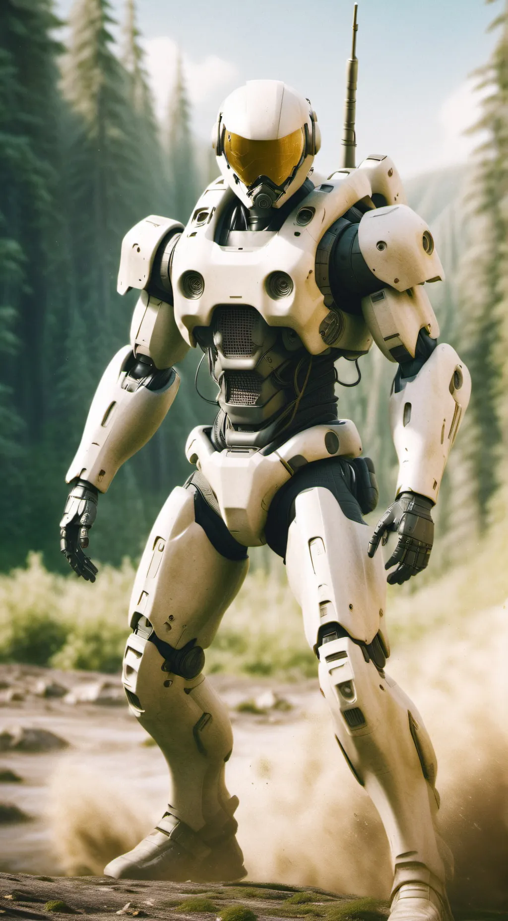 ai character: Robot 482 background