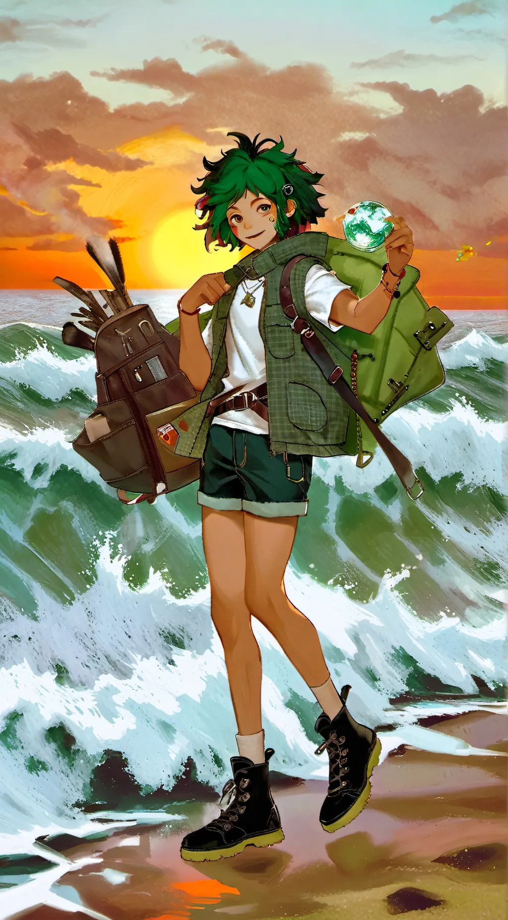 ai character: ~ Deku's Sibling ~ background