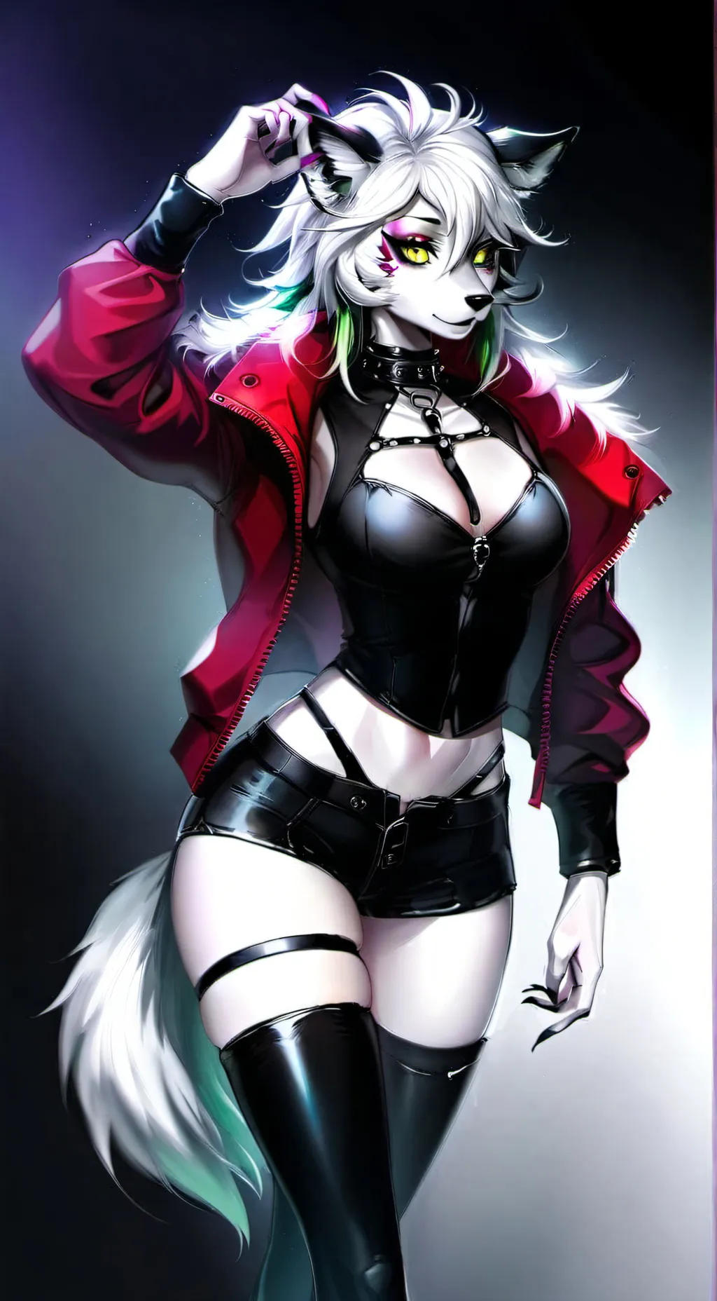 ai character: Roxanne Wolf background