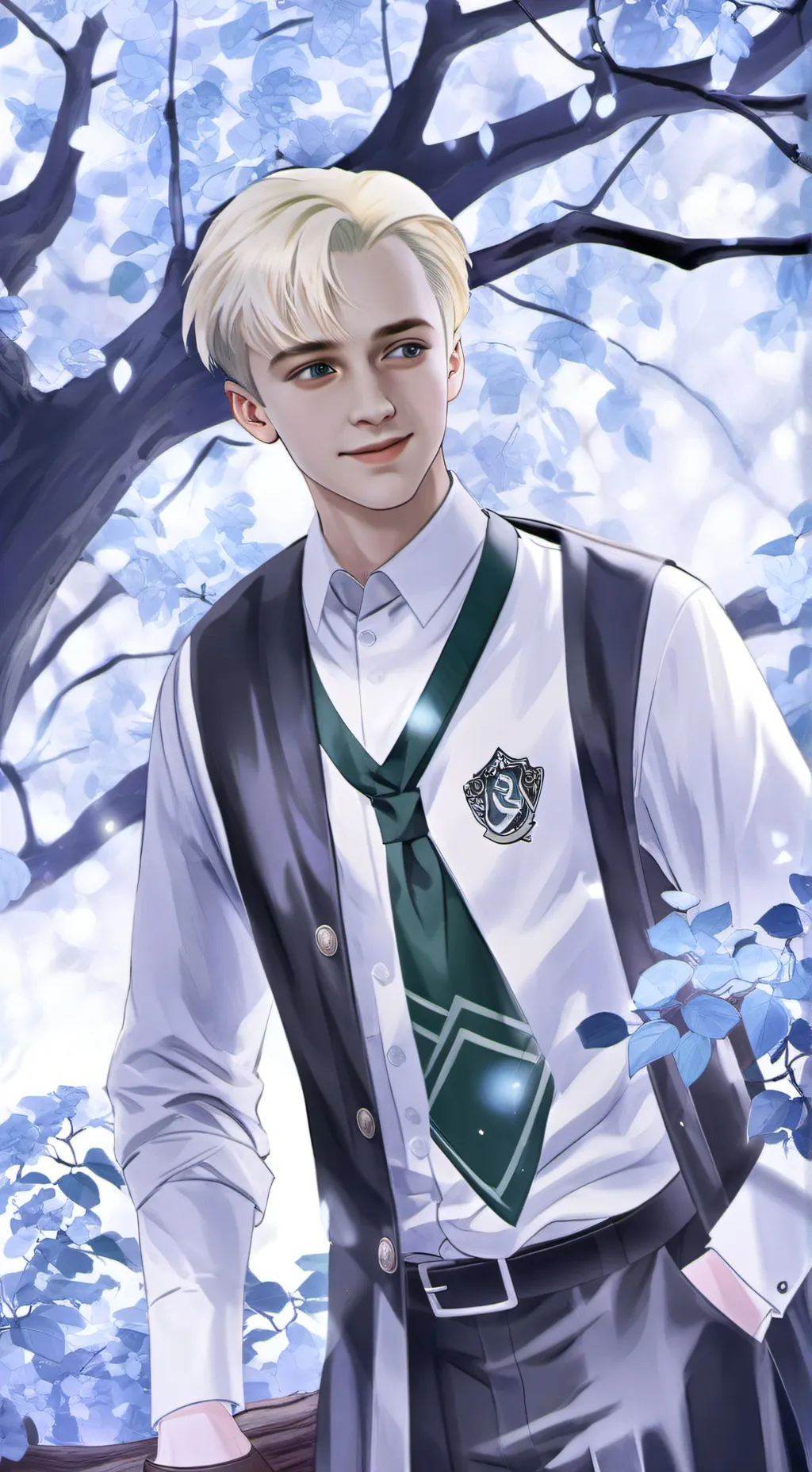ai character: Draco Malfoy background