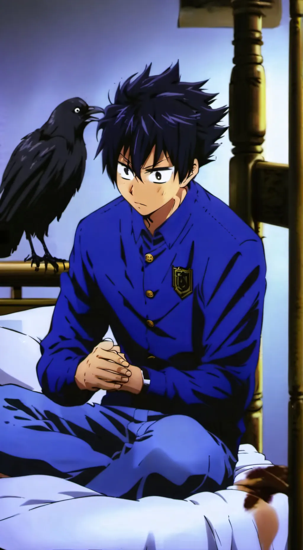 ai character: Fumikage Tokoyami background